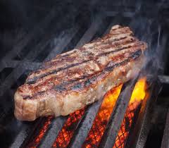 Steak on BBQ