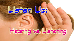 hearing v listening